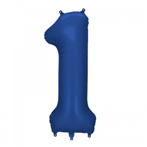 Balão Número 1 Azul Escuro